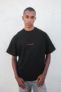 "NOT INTERESTED" Heavyweight Embroidered T-Shirt