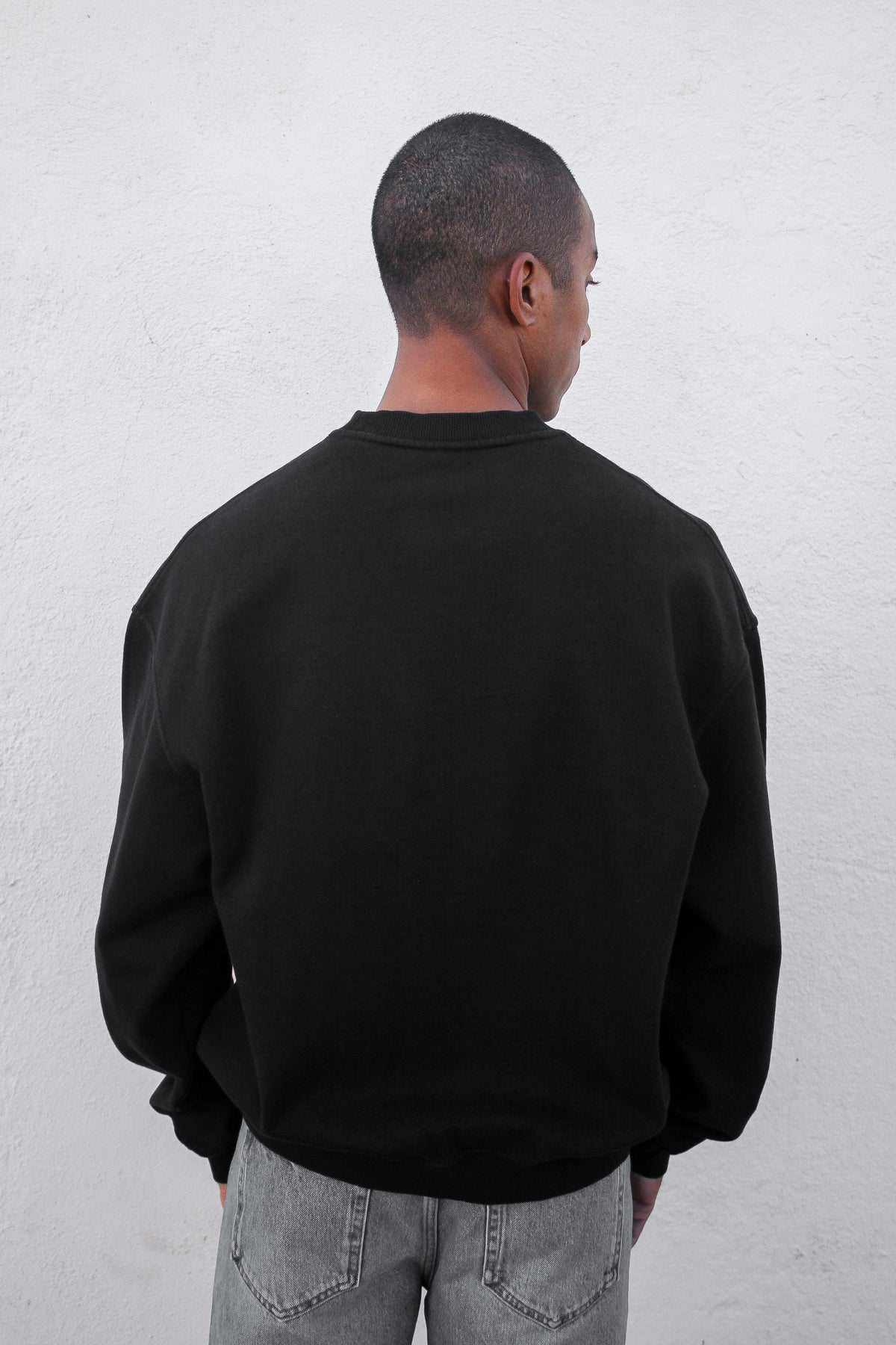 "DO NOT DISTURB" Heavyweight Embroidered Sweatshirt